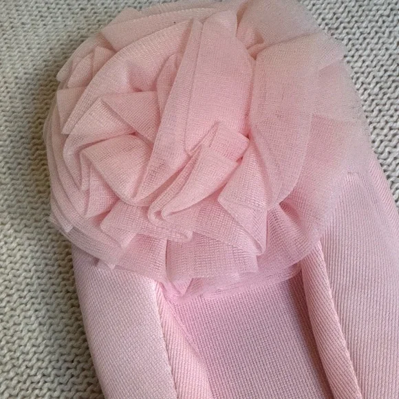 Vintage Madye's Pink Ruffle Glamour Skuffs Slippers Boudoir Size Small 5-6 WOW - Picture 10 of 12